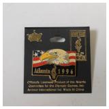 1996 ATLANTA OLYMPIC GAMES EAGLE FLAG PIN