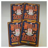 LOT OF 4 - MLB 1991 WORLD SERIES OFFICIAL PROGRAMS