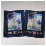 NFL LOT OF TWO SUPER BOWL 29 XXIX PROGRAMS