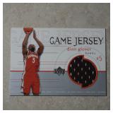 1999-00 UPPER DECK DION GLOVER GAME JERSEY HAWKS