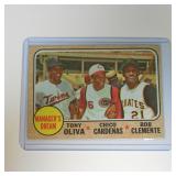 1968 TOPPS #480 MANAGERS DREAM HI NUMBER CLEMENTE