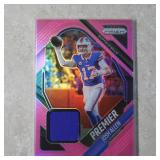 2025 PANINI PRIZM JOSH ALLEN JERSEY RELIC PINK