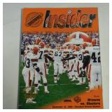 1999 CLEVELAND BROWNS GAME 1 PROGRAM VS STEELERS