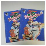 LOT OF 2 - 1989 MLB WORLD SERIES PROGRAMS