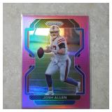 2021 PANINI PRIZM JOSH ALLEN PINK PRIZM BILLS SP