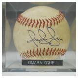 OMAR VIZQUEL SIGNED ATLANTIC LEAGUE BASEBALL