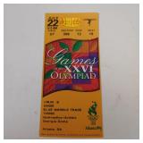 1996 ATLANTA SUMMER OLYMPICS TICKET STUB
