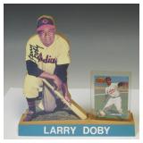 LARRY DOBY AUTOGRAPHED SIGNED STAND UP DISPLAY