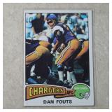 1975 TOPPS FOOTBALL DAN FOUTS ROOKIE CARD HOF