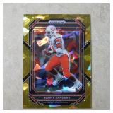 2023 PANINI PRIZM BARRY SANDERS GOLD ICE PRIZM SP