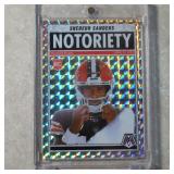 2025 PANINI MOSAIC SHEDEUR SANDERS NOTORIETY RC