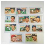 1956 TOPPS BASEBALL VINTAGE CARD LOT