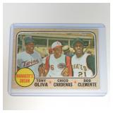 1968 TOPPS #480 MANAGERS DREAM HI NUMBER CLEMENTE