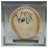 RICARDO ROJAS AUTOGRAPHED BASEBALL