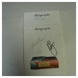 MIKE HARGROVE TRIBUTE WITH INDIANS AUTOGRAPHS