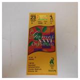 1996 ATLANTA SUMMER OLYMPICS TICKET STUB BASEBALL