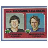 1976 Topps #291 Passing Leaders Fran Tarkenton