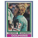 1974 Topps #200 Bob Griese Miami Dolphins