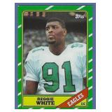 Nice 1986 Topps #275 Reggie White RC Eagles