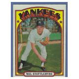 1972 Topps #325 Mel Stottlemyre New York Yankees