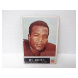 1965 PHILADELPHIA JIM BROWN #31. CREASING