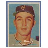 High Grade 1957 Topps #281  Gail Harris NY Giants