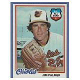 High Grade 1978 Topps #160 Jim Palmer Orioles