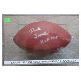 Dante Lavelli Signed Official NFL Football Browns