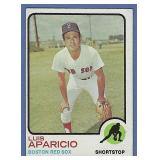 1973 Topps #165 Luis Aparicio Boston Red Sox