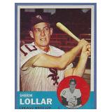 High Grade 1963 Topps #118 Sherm Lollar White Sox