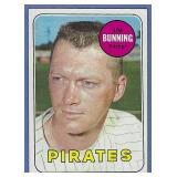 1969 Topps #175 Jim Bunning Pittsburgh Pirates