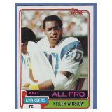 High Grade 1981 Topps #150 Kellen Winslow RC