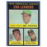 1971 Topps #67 ERA Leaders Jim Palmer