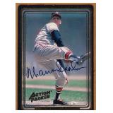 Signed 1992 Action Packed Warren Spahn Braves