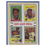 1974 Topps #3 Hank Aaron Special 1958-1961