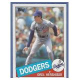 1985 Topps #493 Orel Hersheiser RC LA Dodgers