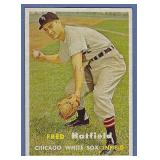 High Grade 1957 Topps #278 Fred Hatfield White Sox