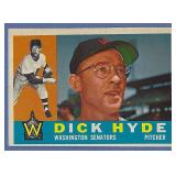 High Grade 1960 Topps #193 Dick Hyde Senators