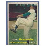 1957 Topps #130 Don Newcombe Brooklyn Dodgers