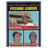 Sharp 1971 Topps #70 Pitching Ldrs Gibson Jenkins