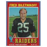 Sharp 1971 Topps #178 Fred Biletnikoff Raiders