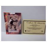 YOGI BERRA SIGNED AUTO STOUFFERS CARD W/COA