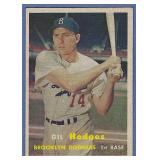 1957 Topps #80 Gil Hodges Brooklyn Dodgers