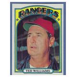 Nice 1972 Topps #510 Ted Williams Texas Rangers