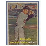 Sharp 1957 Topps 311 Al Pilarcik Baltimore Orioles