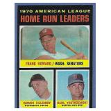 Sharp 1971 Topps #65 HR Ldrs Killebrew Yastrzemski