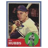 Sharp 1963 Topps #15 Ken Hubbs Chicago Cubs