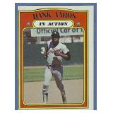 Sharp 1972 Topps #300 Hank Aaron IA Atlanta Braves