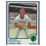 Sharp 1973 Topps #399 George Foster Cincy Reds