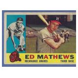 1960 Topps #420 Ed Mathews Milwaukee Braves